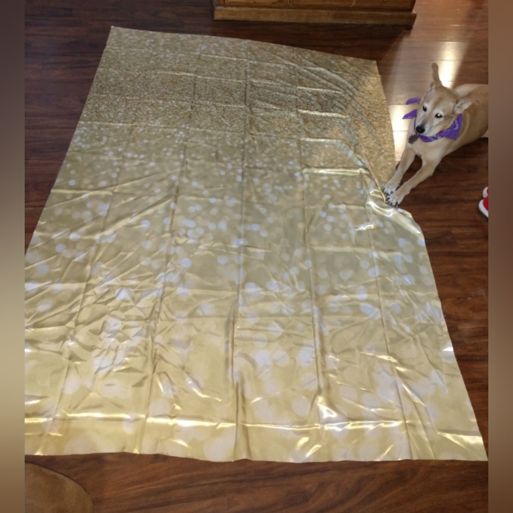 Decorative backdrop cloth with the design shown will come unopened (4E)